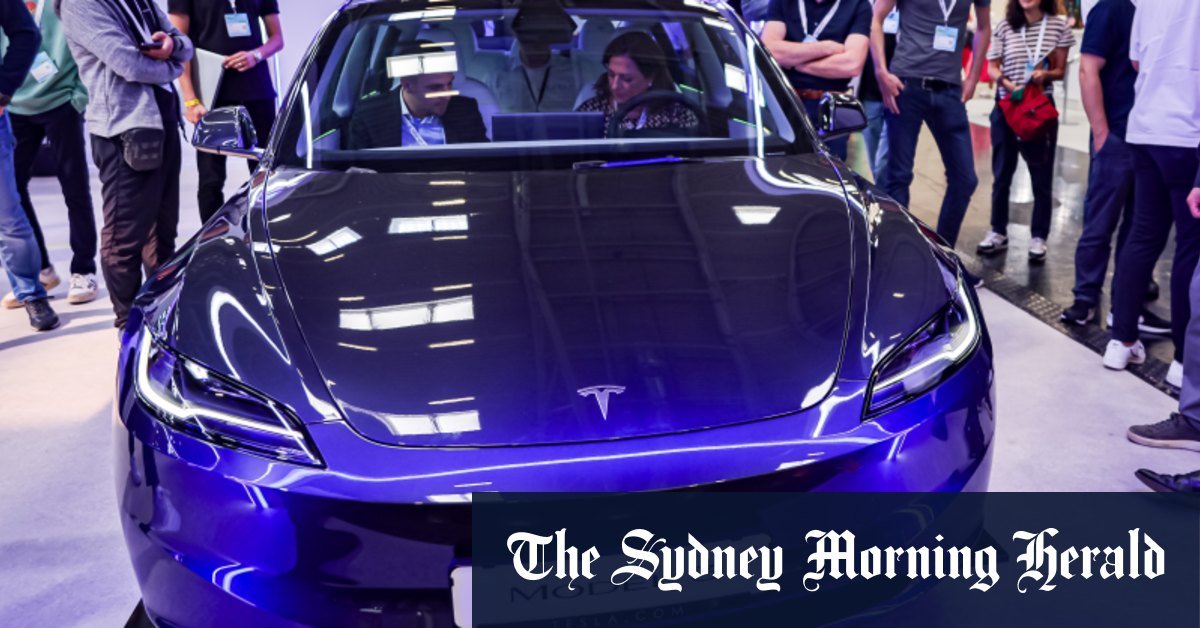 The action of the tesla launched of the "ghost braking"