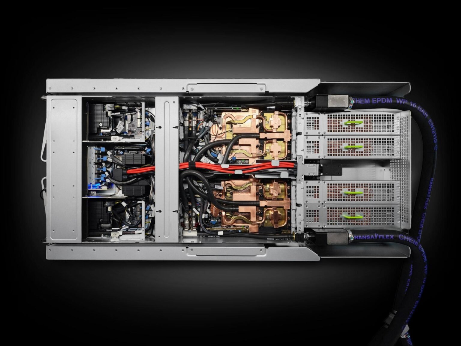 Nvidia revolts liquid Blackwers are 25x more efficient, 300x more efficient of water