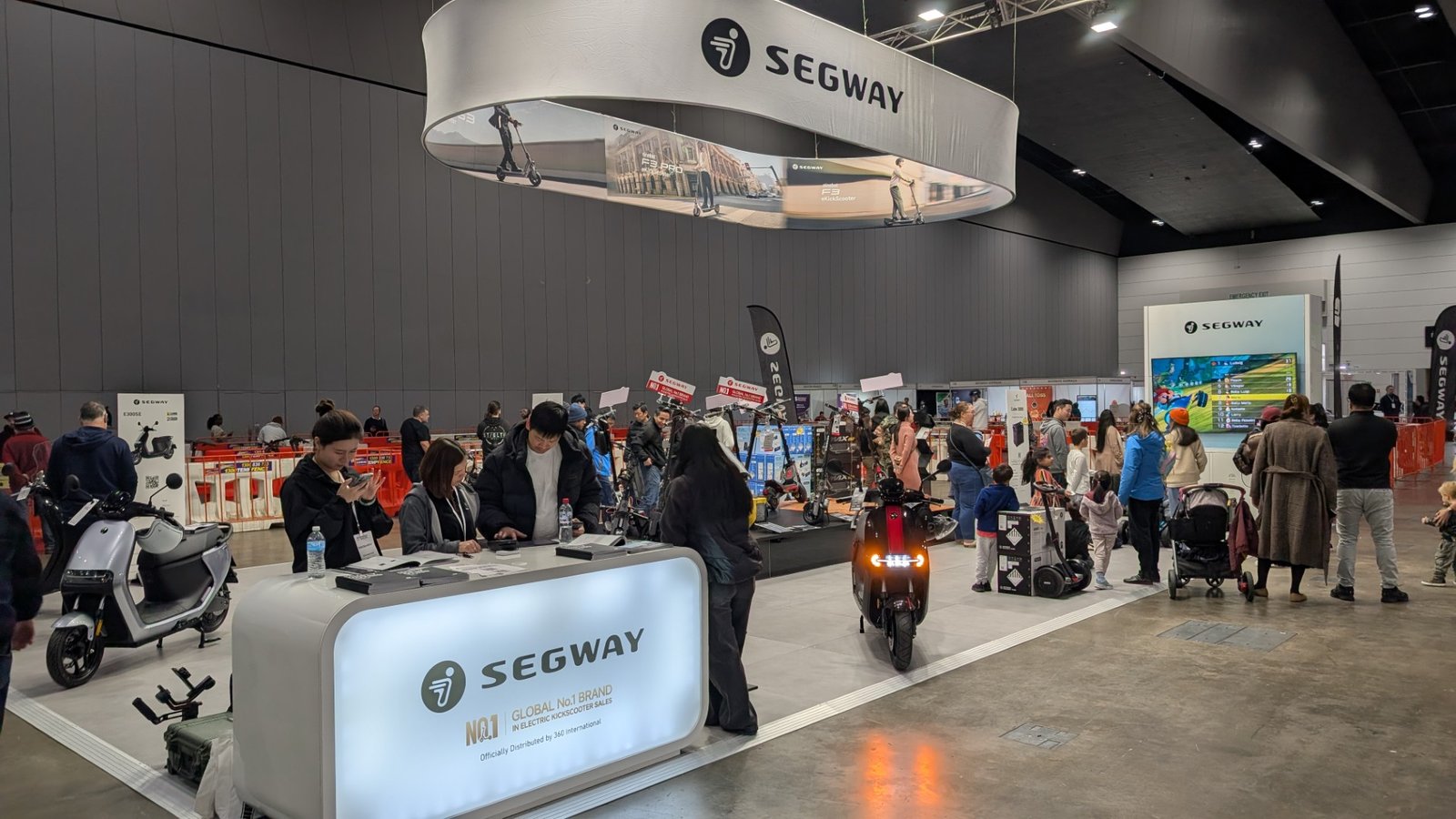 Segway shows a generation of electrical electric scooter to melbourne ev show